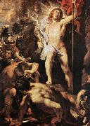 RUBENS, Pieter Pauwel The Resurrection of Christ oil painting artist